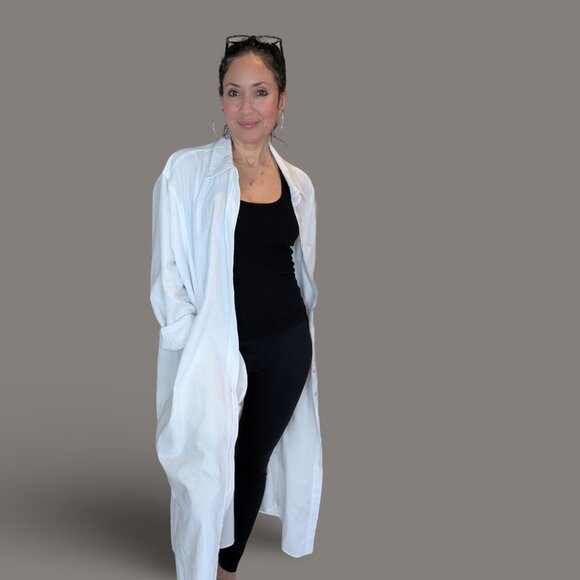 Universal Thread White Long Sleeve Coverup Duster - XXL - Picture 2 of 10